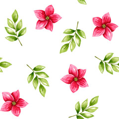 seamless pattern flowers