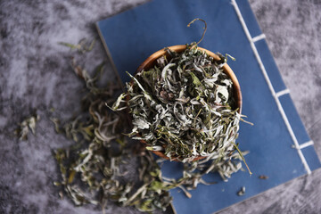 Dried wormwood leaves, traditional Chinese medicine
