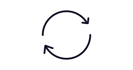 continuous icon. Thin line continuous icon from user interface collection. Outline vector isolated on white background. Editable continuous symbol can be used web and mobile