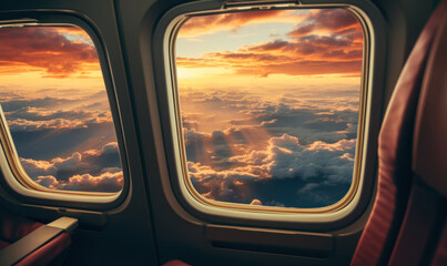 window view of an airplane