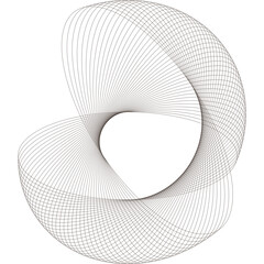 3d rendered illustration of a spiral