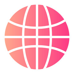 globe gradient icon