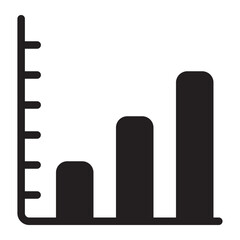 analysis glyph icon
