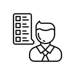 Skills icon in vector. Illustration