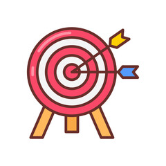 Mission icon in vector. Illustration