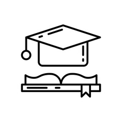 Learning icon in vector. Illustration