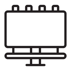 billboard line icon