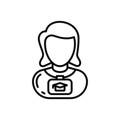Internship icon in vector. Illustration