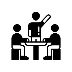 Coaching icon in vector. Illustration