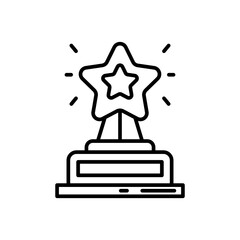 Reward icon in vector. Illustration