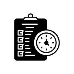 Time Management icon in vector. Illustration