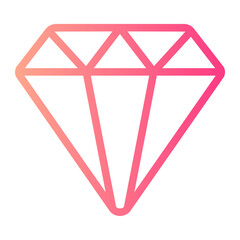 diamond gradient icon