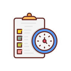 Time Management icon in vector. Illustration