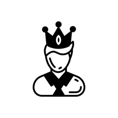 Confidence icon in vector. Illustration