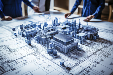 engineers planning new construction sites