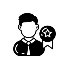 Role Model icon in vector. Illustration