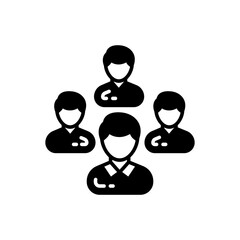 Human Resource icon in vector. Illustration