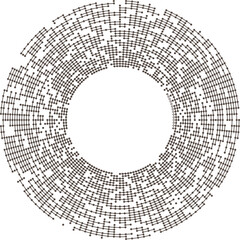 frame made of circles