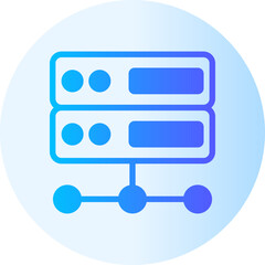 web hosting gradient icon