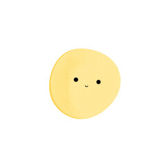 Fototapeta premium Smile fried egg, Cute fried egg illustration for card design, Kawaii Fried Egg Delicious Cuisine 