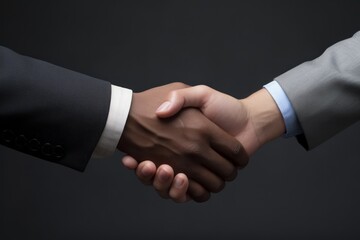 Closeup of a business handshake