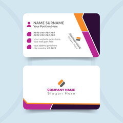 Professional business card template design
