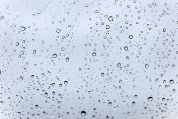 Rain droplets for transparent surface