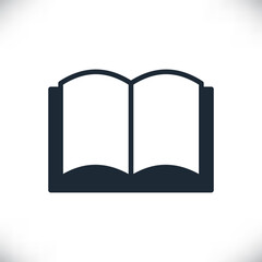 vector black book icons isolated on white background
