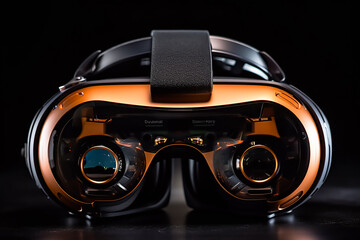 VR glasses isolated background