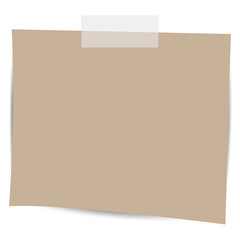Square sticky paper note reminders. Office memo label stationery.