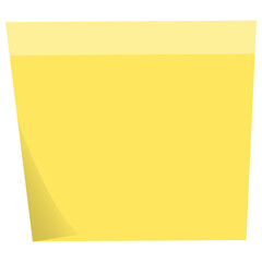 Square sticky paper note reminders. Office memo label stationery.