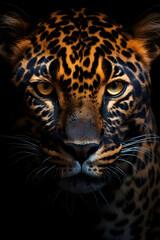 Portrait of a jaguar