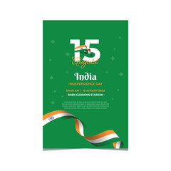 India independence day banner template