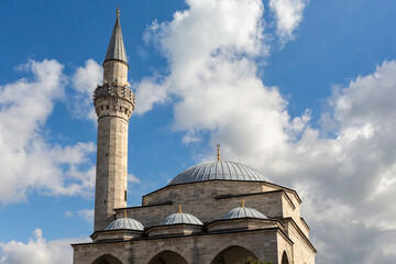 Fototapeta na wymiar The Firuz Aga Mosque (Firuz Aga Cami), Ottoman mosque, Fatih district of Istanbul, Turkey (Turkiye)