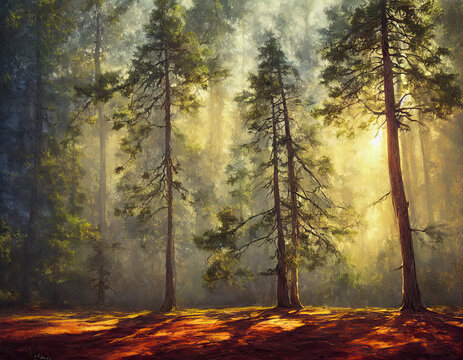Magical Pine firest illustration