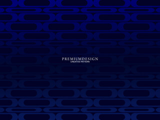 Premium background design with diagonal dark blue stripe pattern. Vector horizontal template for digital lux business banner, contemporary formal invitation, luxury voucher, prestigious gift certifica