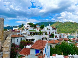 Small holiday village amazing view of mugla.