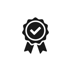 Proven results icon or Proven results sign vector isolated in flat style. Proven results icon for product packaging design element. Simple Proven results sign for packaging design element..