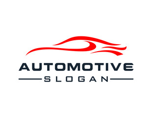 Logo about Automotive and Car on a white background. created using the CorelDraw application.