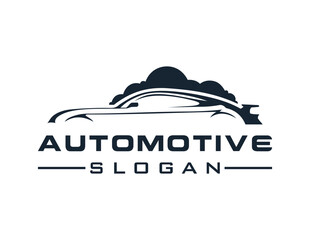 Naklejka na ściany i meble Logo about Automotive and Car on a white background. created using the CorelDraw application.