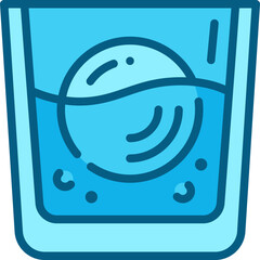 on the rocks two tone icon