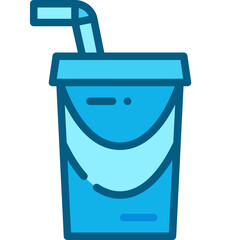 cola cup two tone icon