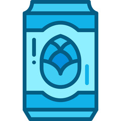 beer can two tone icon