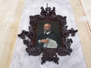 ritratto di Andrea Palladio, Villa Valmarana ai Nani,　Vicenza, Veneto, Italia
