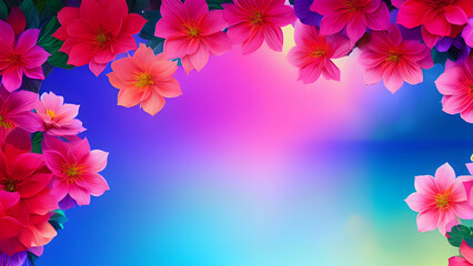 background with flowers