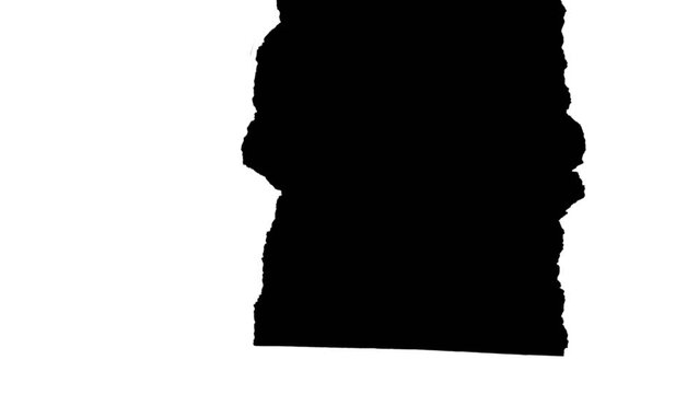 Paper Tearing Animation with Alpha Matte