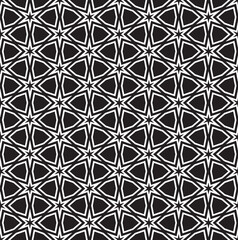 Vector seamless pattern modern stylish abstract texture repeating geometric tiles from striped elements. Flower abstract seamless pattern. Fashion graphic background design. Modern stylish abstract