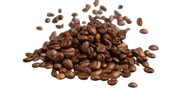 a large pile of coffee beans, ready to be brewed and enjoyed. 