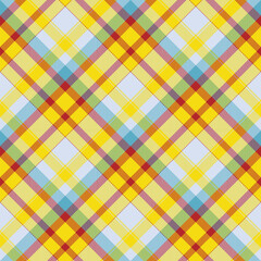 Tartan scotland seamless plaid pattern vector. Retro background fabric. Vintage check color square geometric texture.