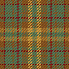 Seamless pattern of scottish tartan plaid. Repeatable background with check fabric texture. Vector backdrop striped textile print.